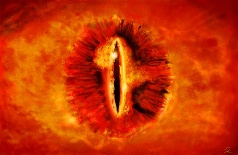 Sauron, The Eye of Sauron, The Lord of the Rings, eyes HD wallpaper