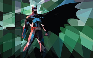 Batman geometric wallpaper HD wallpaper