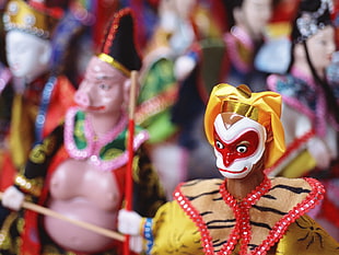 monkey mask figure HD wallpaper