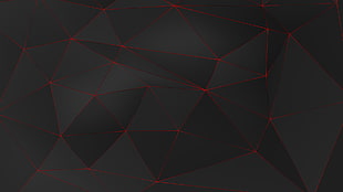 black and red geometrical wallpaper HD wallpaper