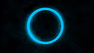 round blue bracelet, circle, web design, artwork, digital art HD wallpaper