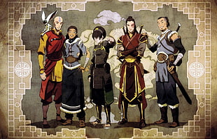 Avatar: The Legend of Kora, Aang, Avatar: The Last Airbender, Toph Beifong, Prince Zuko HD wallpaper