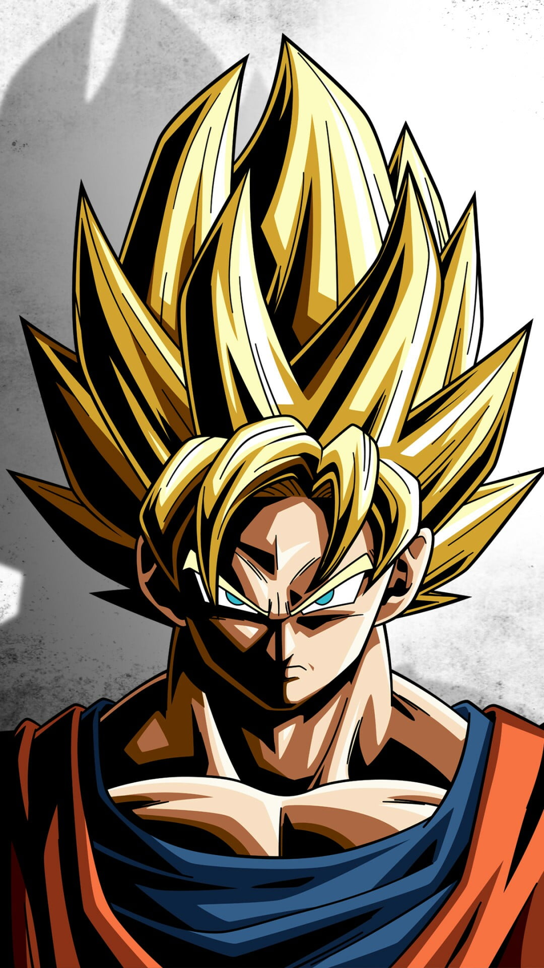 Son Goku from Dragonball anime character, Dragon Ball Z, Son Goku, portrait display