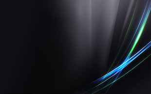 blue and green light illustration