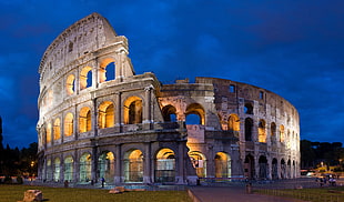 The Coliseum, Colosseum, Rome, old building, building