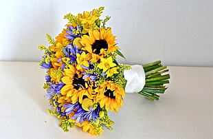 sunflower bouquet HD wallpaper