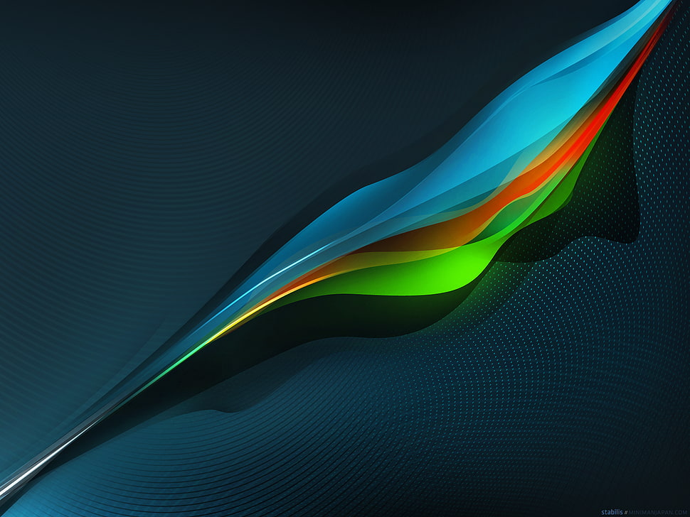 blue and red wallpaper, abstract HD wallpaper