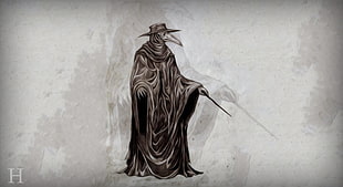 Assassin's creed doctor illustration, plague doctors, Plague, doctors, The Doctor