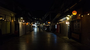 Itsukushima, Japan, street light, lantern HD wallpaper