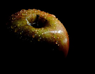 red and green apple HD wallpaper