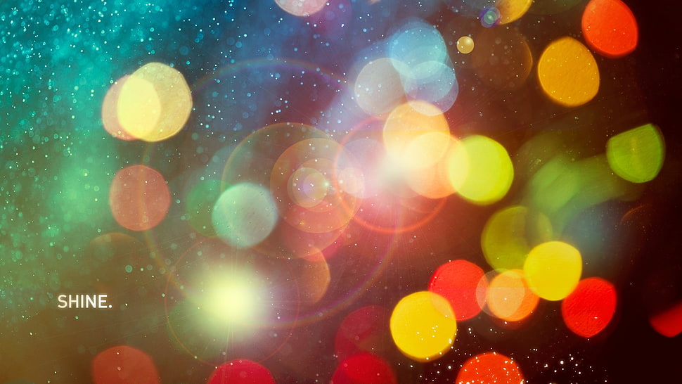 bokeh light wallpaper HD wallpaper