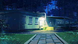 green house illustration, ArseniXC, Everlasting Summer, anime HD wallpaper