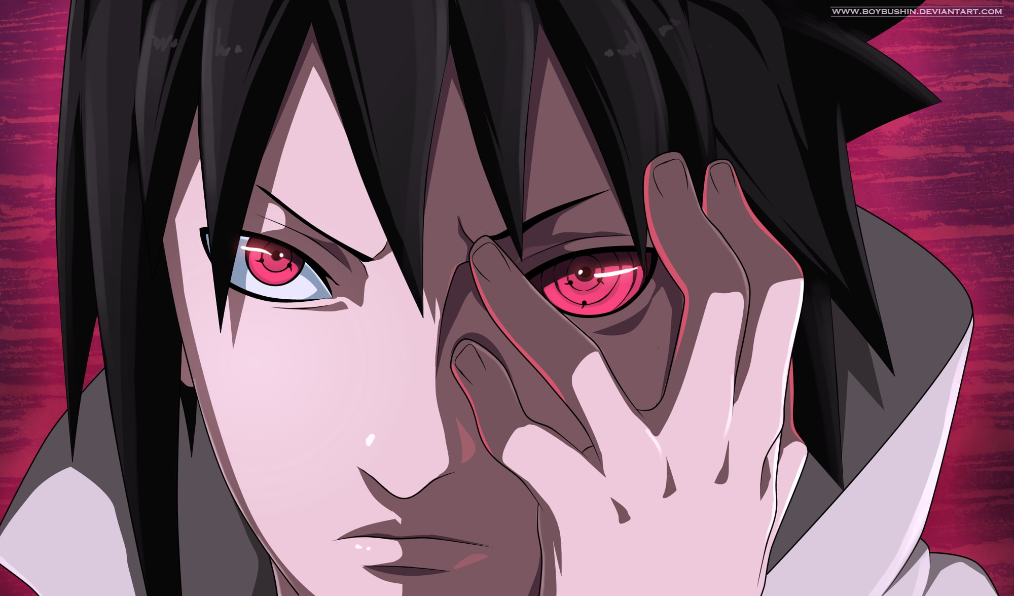 Naruto Sharingan And Rinnegan Eyes Digital Wallpaper Uchiha