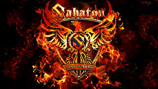 Sabaton Coat of Arms logo, Sabaton, metal, metal music, music HD wallpaper