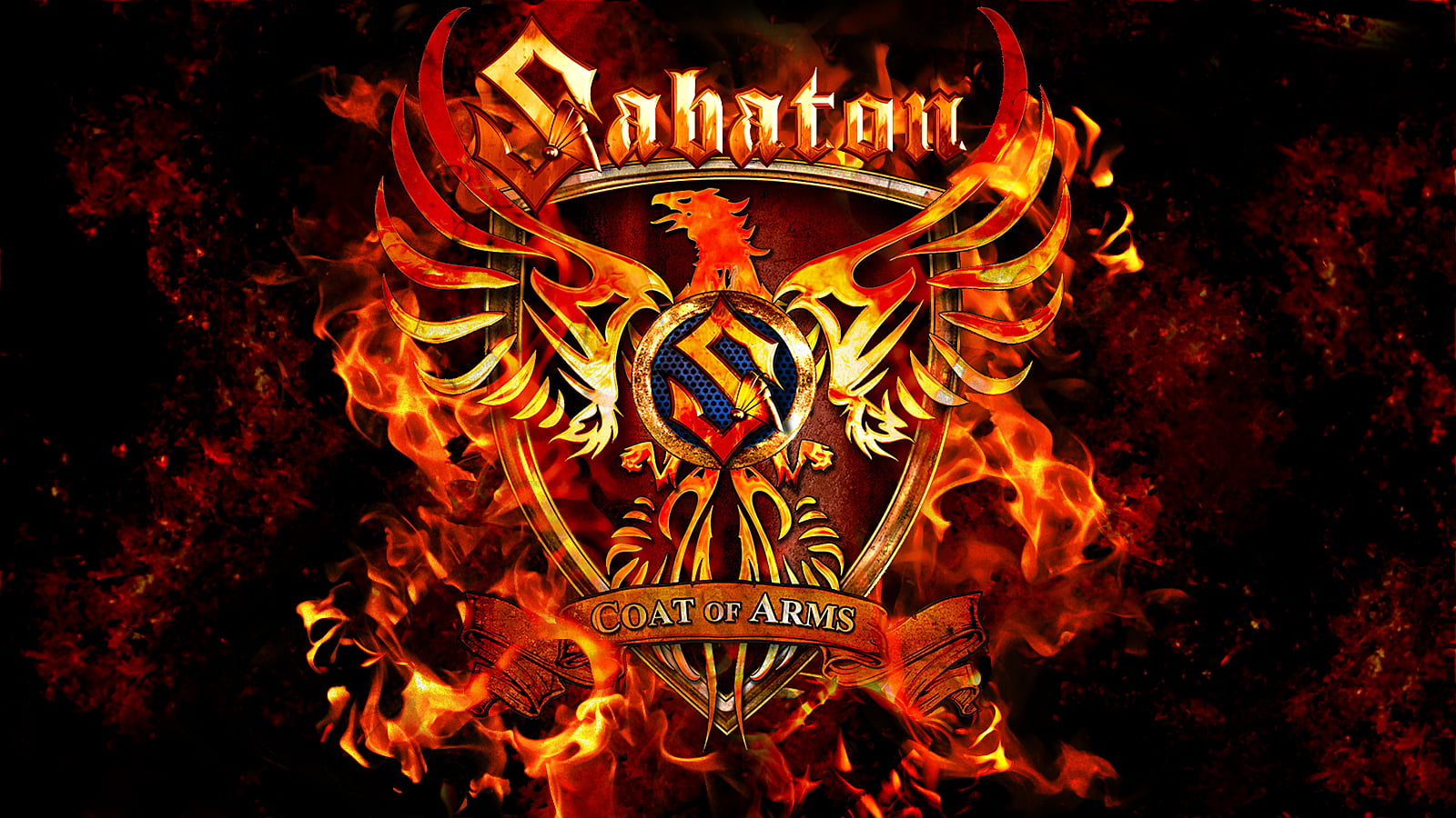 Sabaton Coat of Arms logo, Sabaton, metal, metal music, music