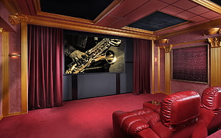 person holding saxophone illustration HD wallpaper