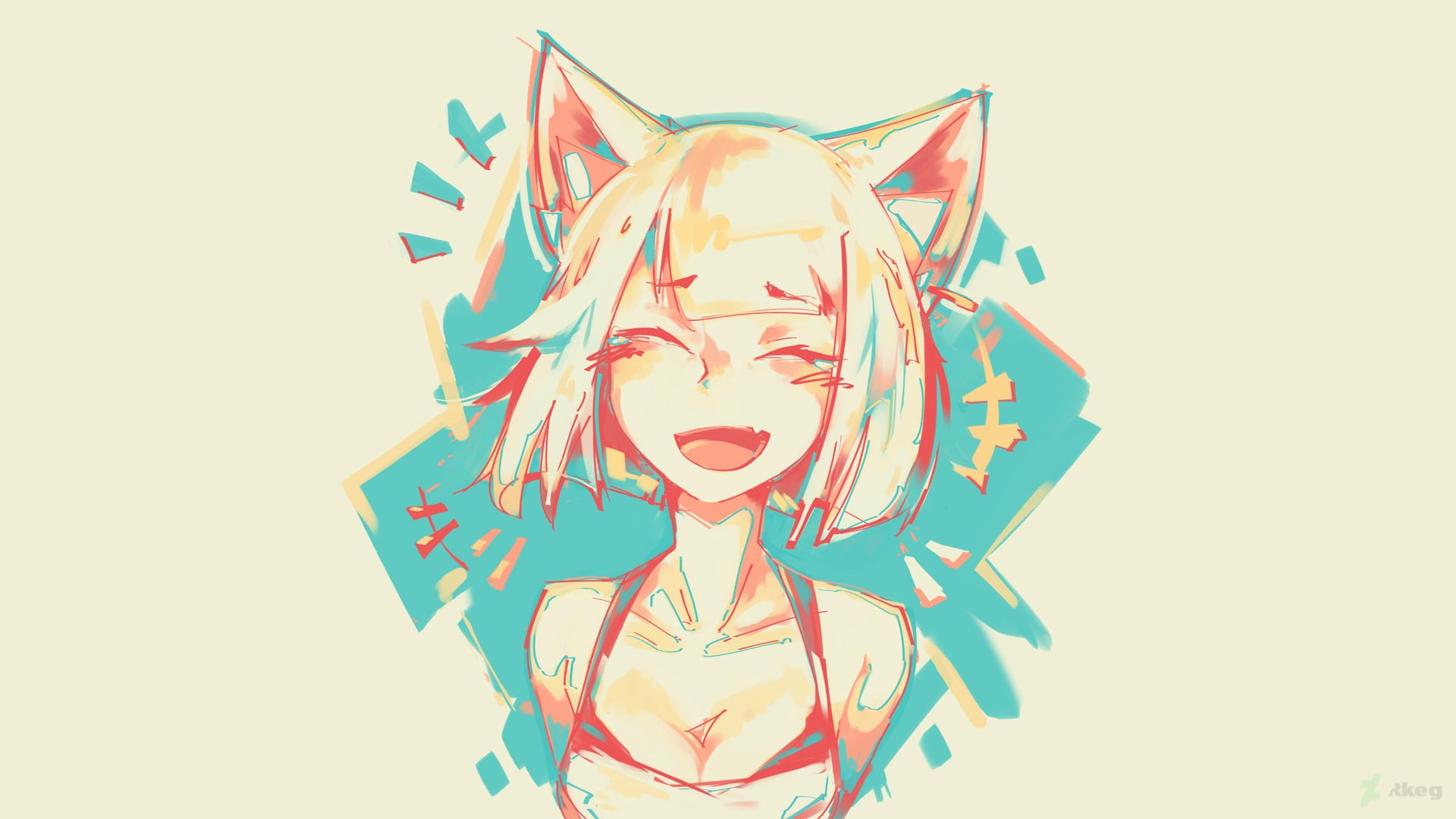 月月  Original Character Called Chai she has fox ears