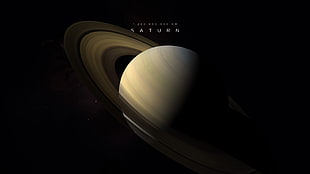 grey and black Saturn wallpaper, Saturn, space, universe, stars HD wallpaper