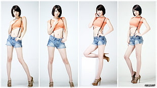 Asian, women, brunette, model HD wallpaper