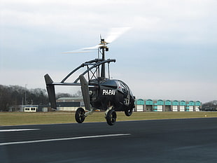 black PH-PAV helicopter