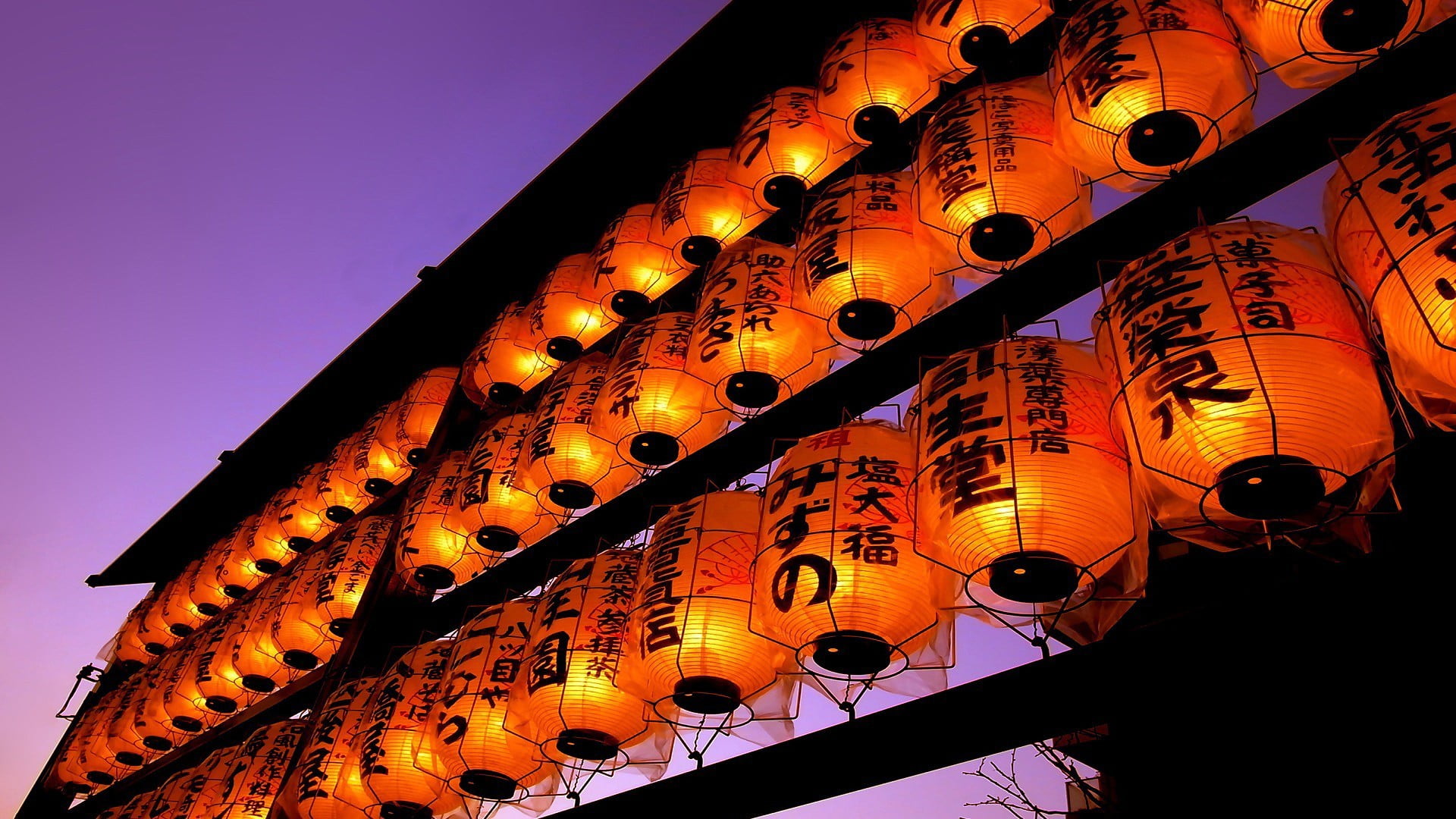 red Chinese lantern lot, photography, lights, lantern