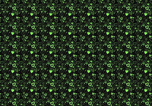 green heart wallpaper, love, code, green, heart HD wallpaper