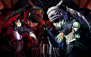 two male character digital wallpaper, Persona series, Persona 4, anime, video games
