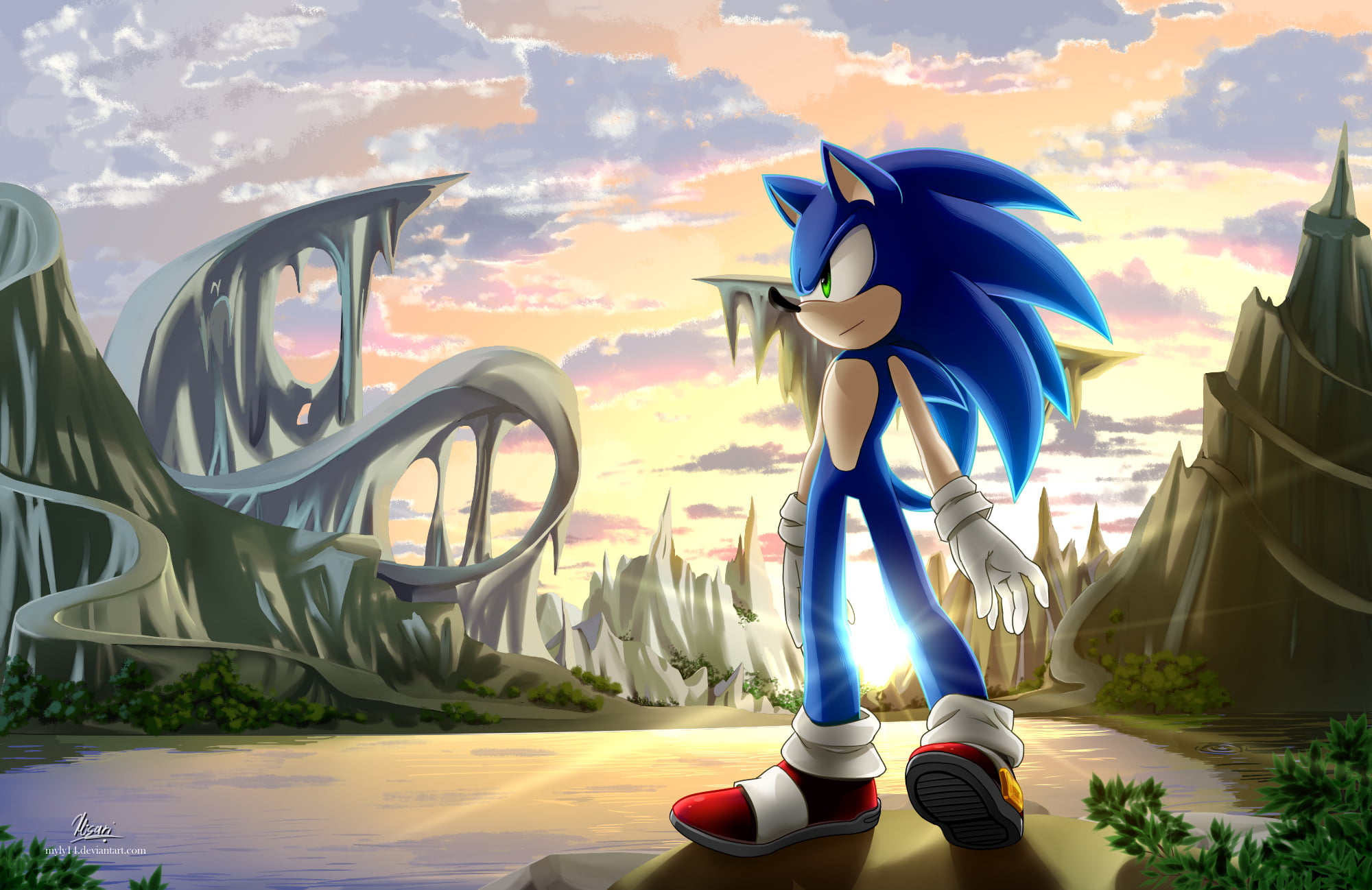 Sonic wallpaper, Sonic, Sonic the Hedgehog