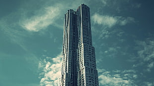 gray high-rise building, skyscraper