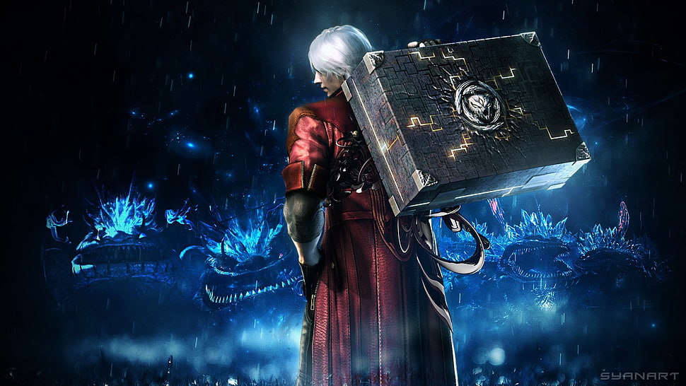 Devil May Cry Dante digital wallpaper, Dante, Devil May Cry, DmC: Devil May Cry, video games HD wallpaper