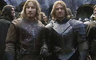 The Lord of The Rings movie still screenshot, The Lord of the Rings, Boromir, Faramir, brothers HD wallpaper