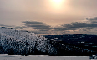 snow covered mountain, Sweden, landscape, Vemdalen, mountains