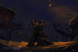 Wastelan2 game advertisement, Wasteland 2, apocalyptic, Fallout HD wallpaper