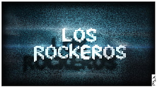 Los Rockeros logo, fan art, Los Rockeros, digital art, ASCII art