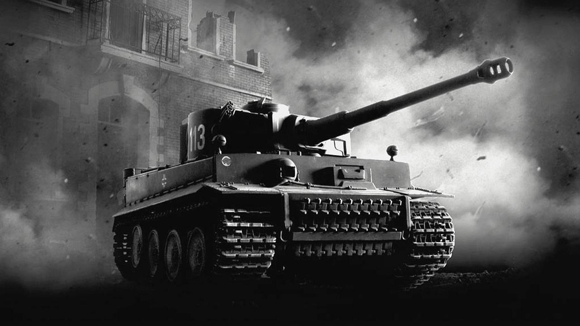 Black battle tank illustration, tank, war, Tiger P HD wallpaper | Wallpaper  Flare