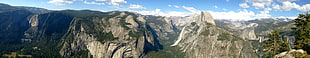 multiple display, Yosemite National Park, triple screen HD wallpaper