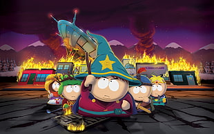 South Park Halloween illustration HD wallpaper
