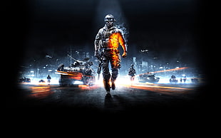 Battlefield digital wallpaper, Battlefield 3, soldier