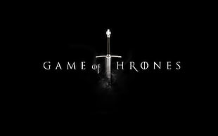 Game Of Thrones logo HD wallpaper