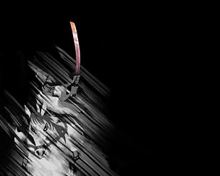 Samurai Jack illustration, samurai, Samurai Jack, cartoon, black background