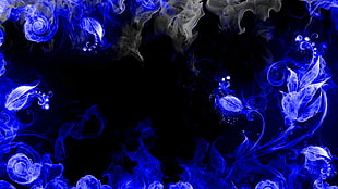 blue flame graphic