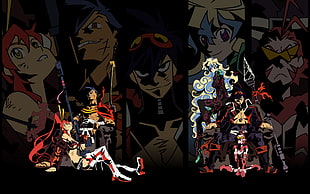 anime characters illustration, anime, anime girls, Tengen Toppa Gurren Lagann, Simon HD wallpaper