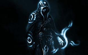 man in robe holding weapon digital wallpaper, Magic: The Gathering, video games, fantasy art