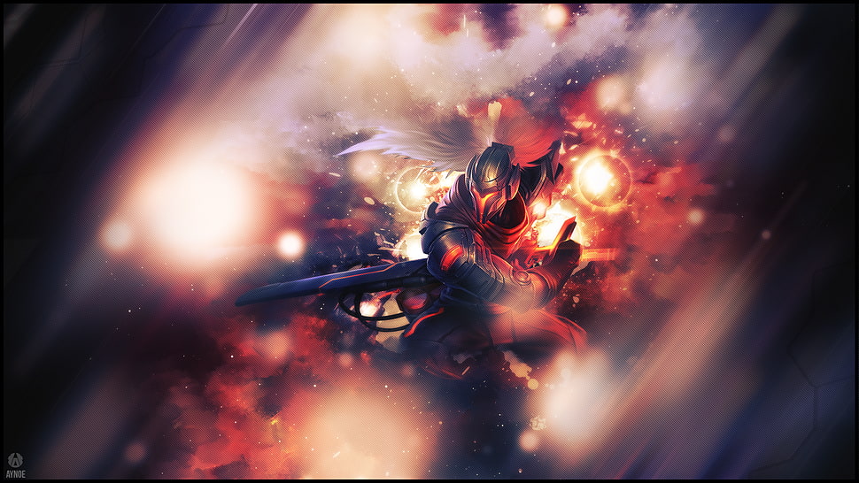 Project Yasuo from League of Legends HD wallpaper
