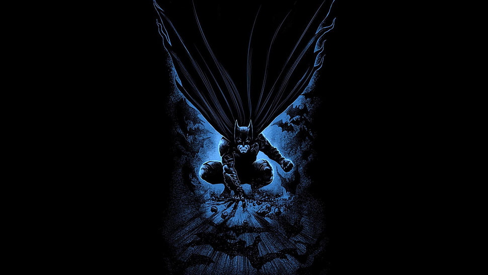 Batman digital wallpaper, Batman, DC Comics HD wallpaper
