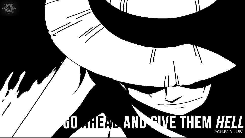 Monkey D Luffy graphic wallpaper, One Piece, anime, Monkey D. Luffy HD wallpaper