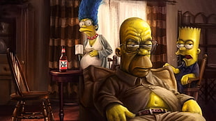 The Simpsons poster HD wallpaper