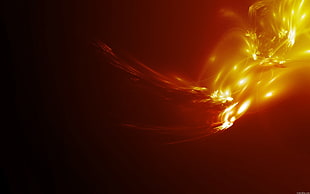 art photography of yellow light
