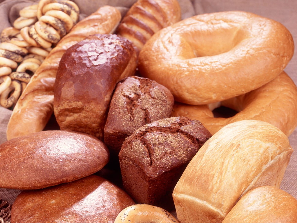 baked pastry lot HD wallpaper