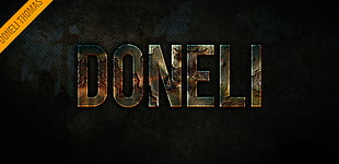 Doneli text, abstract HD wallpaper